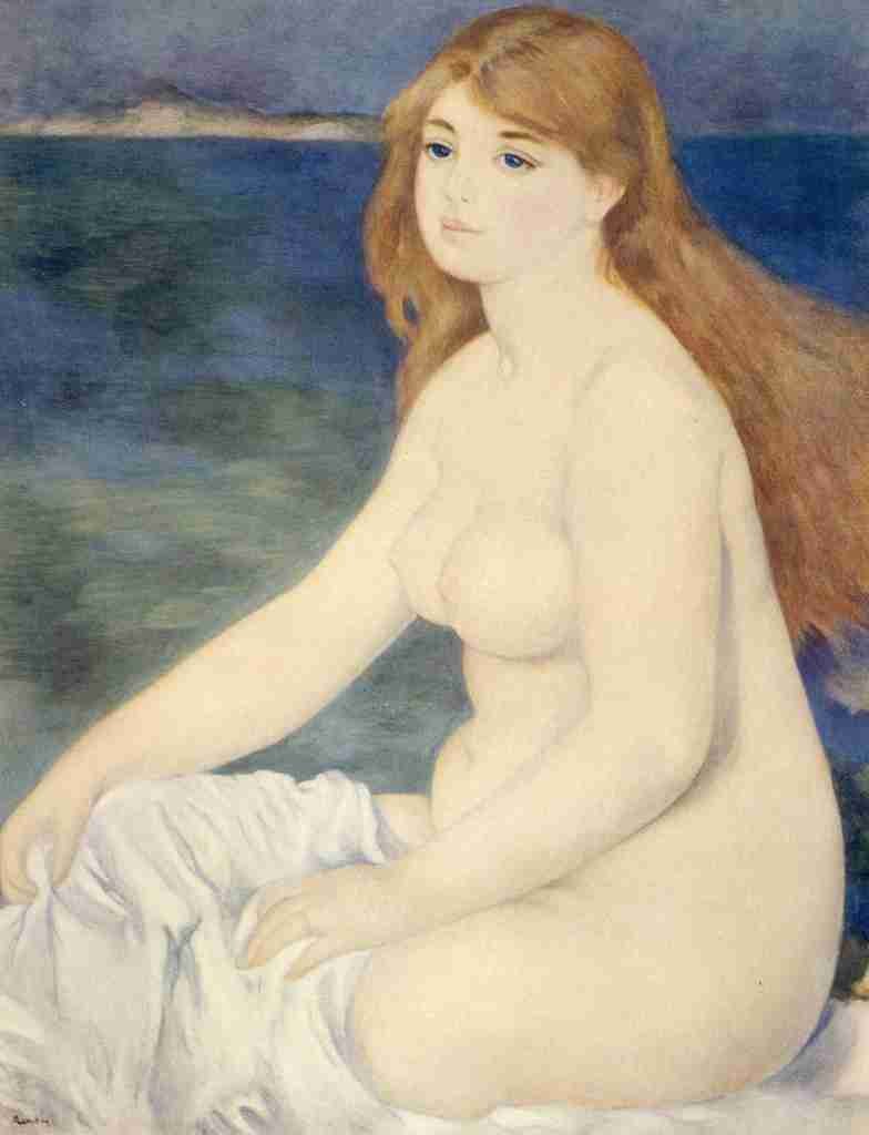 Renoir Pierre Auguste 1841 1919 The Blonde Bather A4 Photo Print