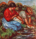 Renoir Pierre Auguste 1841 1919 The Washer Women A4 Photo Print