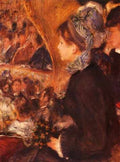 Renoir Pierre Auguste At The Theatre A4 Photo Print