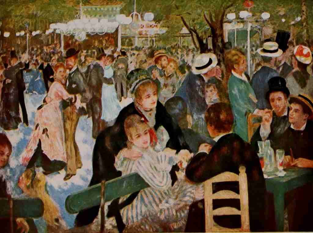 Renoir Pierre Auguste At the Moulin de la Galette A4 Photo Print