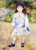 Renoir Pierre Auguste Child With Whip A4 Photo Print