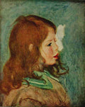 Renoir Pierre Auguste Portrait of Coco c1903 A4 Photo Print