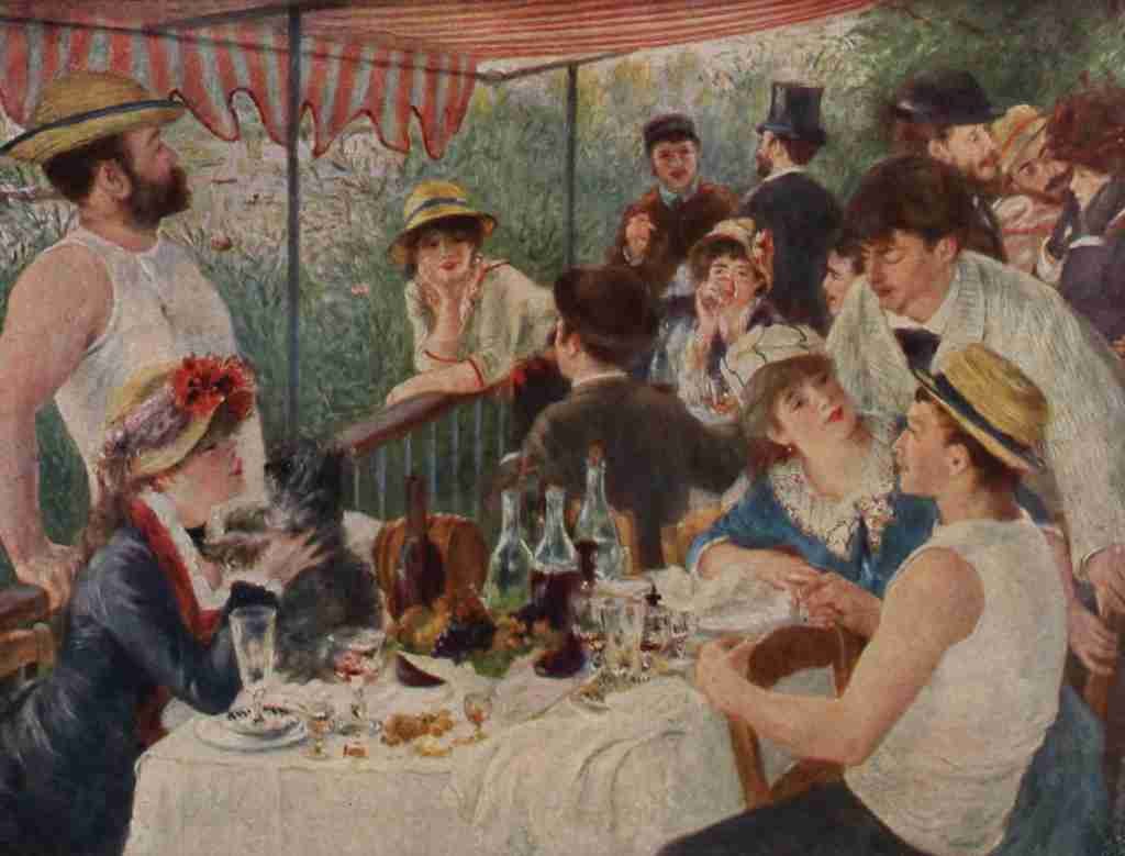 Renoir Pierre Auguste Rowers at Luncheon A4 Photo Print