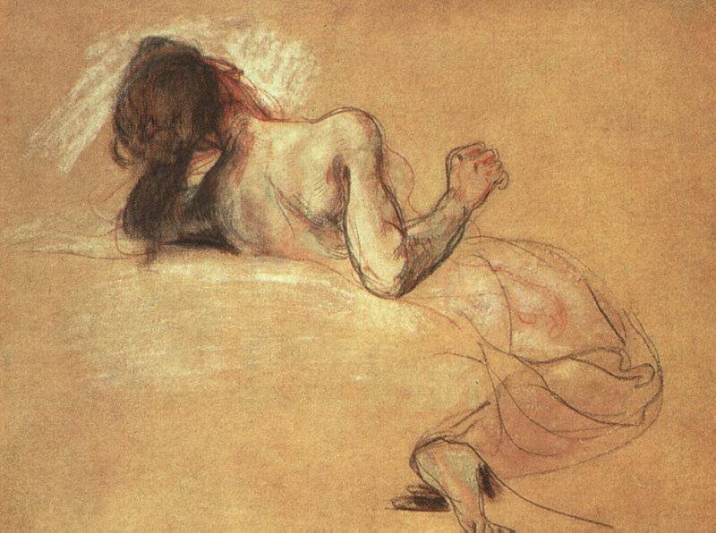 Renoir Study Sardanapalus Art A4 Photo Print