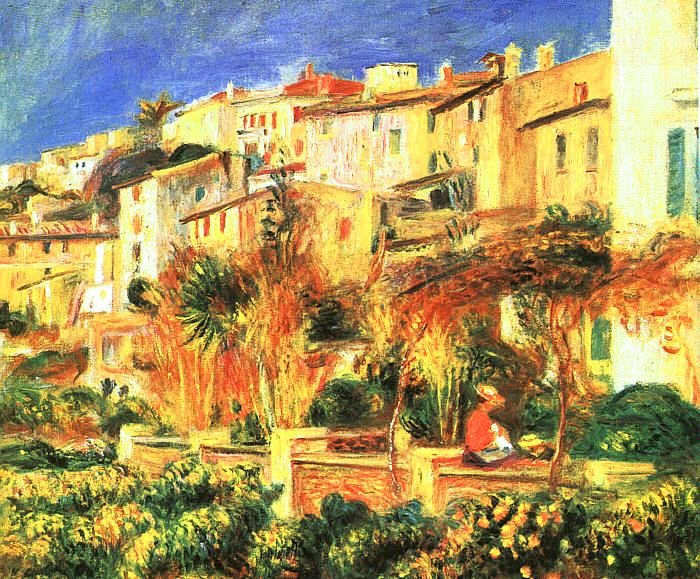 Renoir Terrace In Cagnes, 1905, Oil On Canvas, Bridgestone Art A4 Photo Print