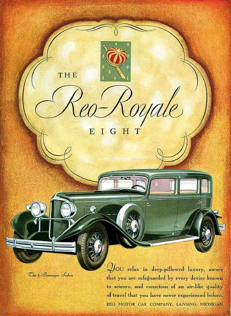 Reo Royale Vintage A4 Photo Print