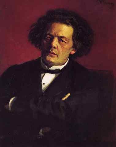 Repin Iliya Portrait Of The Pianist Conductor And Composer A G Rubinstein A4 Photo Print