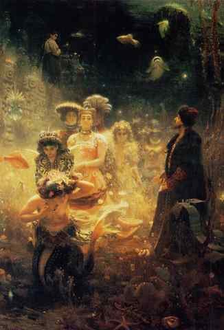 Repin Iliya Under the Sea A4 Photo Print
