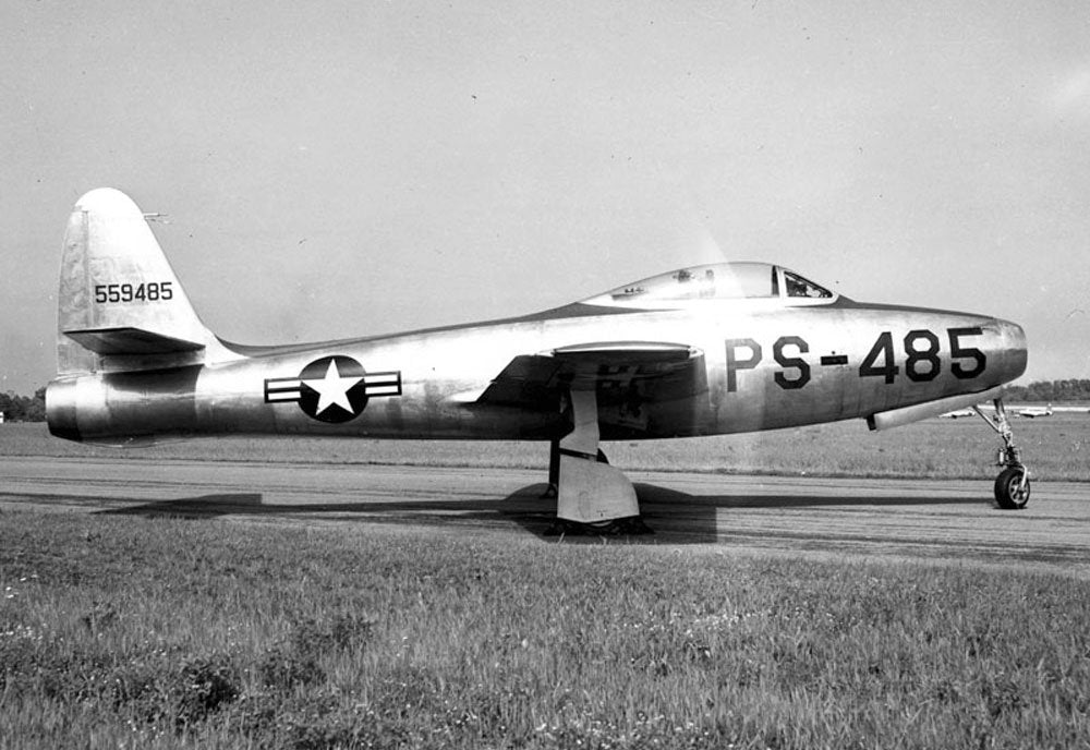 Republic F84 Thunderjet Jet Powered Fighter United States 10 A4 Photo Print