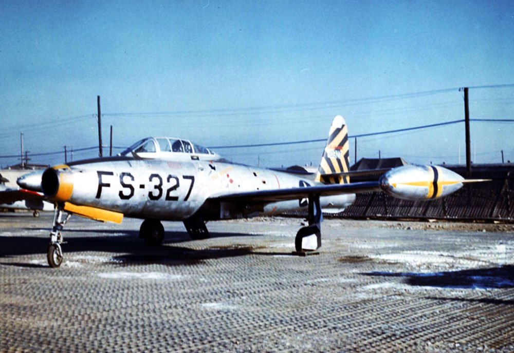 Republic F84 Thunderjet Jet Powered Fighter United States 2 A4 Photo Print