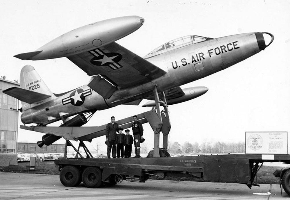 Republic F84 Thunderjet Jet Powered Fighter United States 5 A4 Photo Print