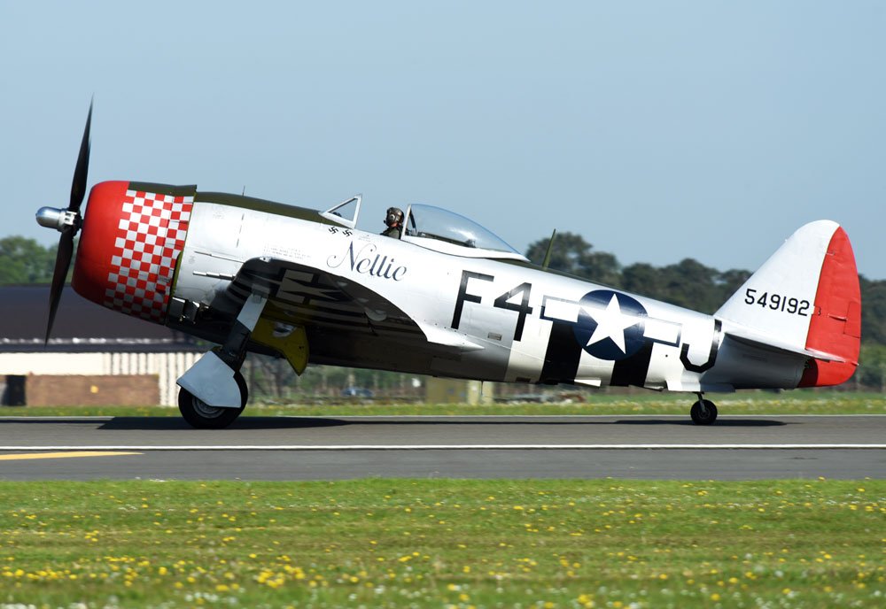 Republic P47 Thunderbolt Fighter Bomber Aircraft United States 27 A4 Photo Print