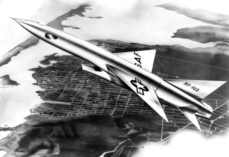 Republic Xf103 Thunderwarrior Interceptor Concept United States A4 Photo Print