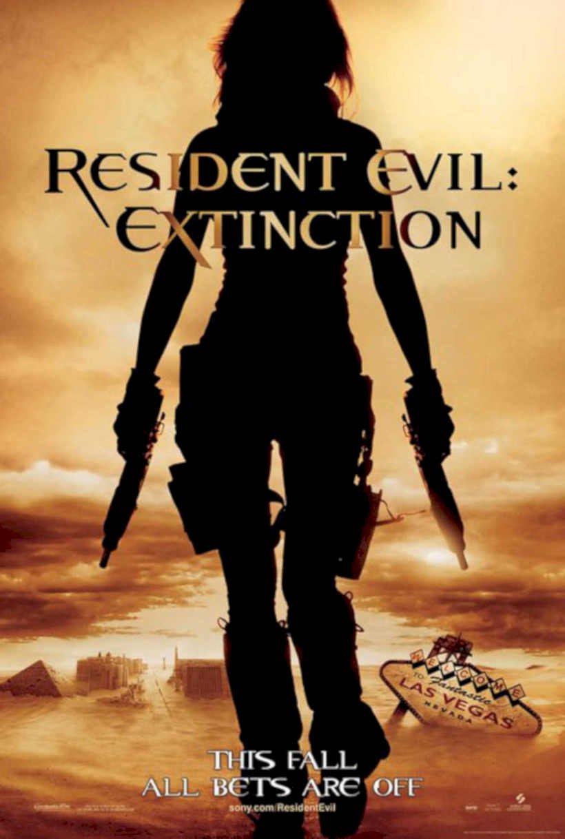 Resident Evil Extinction Vintage Retro Advert Poster A4 Photo Print