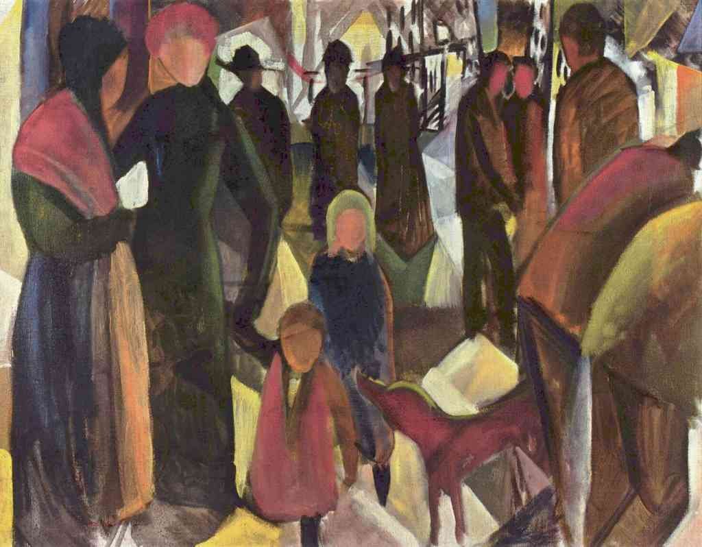 Resignation Macke A4 Photo Print