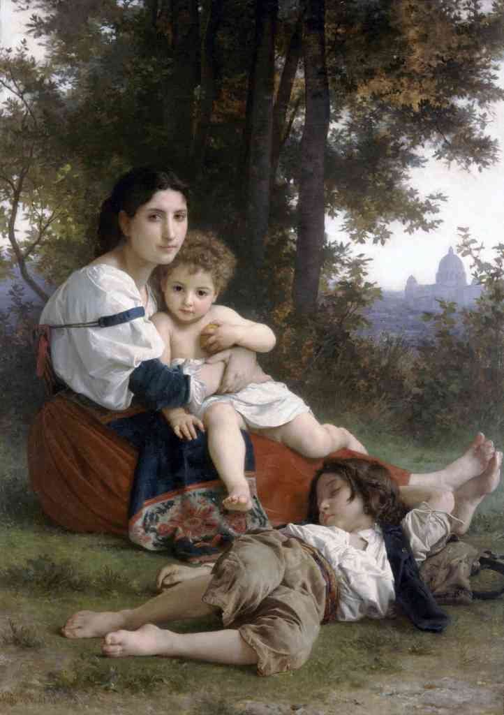 Rest Bouguereau A4 Photo Print