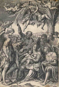 Rest During The Escape Into Egypt 1578 Vintage A4 Photo Print