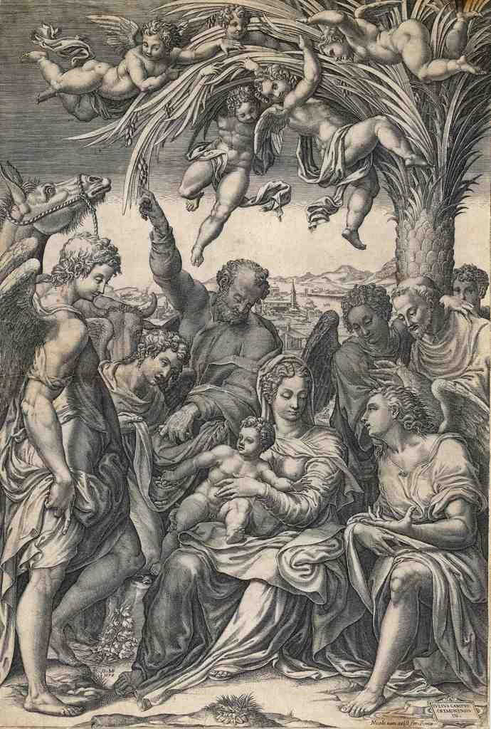 Rest During The Escape Into Egypt 1578 Vintage A4 Photo Print