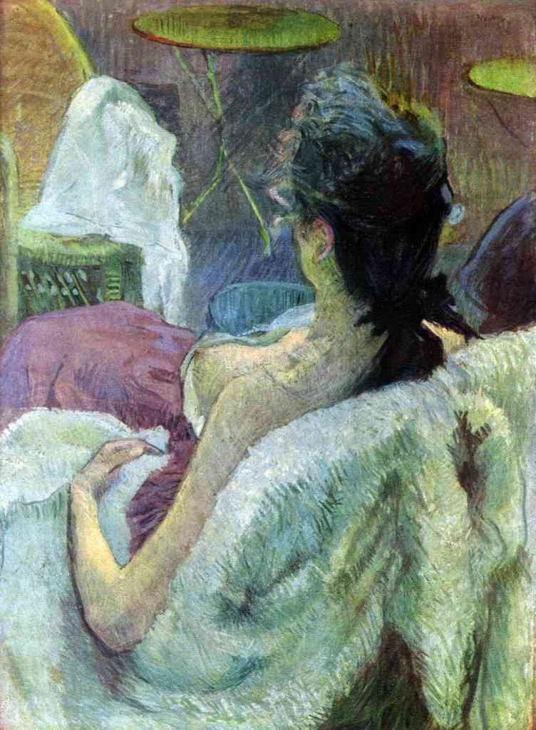 Resting Model Toulouse Lautrec A4 Photo Print