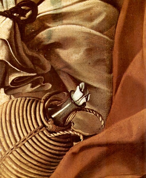 Resting on the Flight into Egypt detail 3 Caravaggio A4 Photo Print