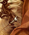 Resting on the Flight into Egypt detail 3 by Caravaggio A4 Photo Print