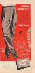 Reston Slacks Colosseum Vintage Retro Advert Ads A4 Photo Print