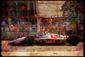 Retro 90s 80s Car Racing 325004 Mario Andretti, Indy 500 A4 Limited Edition Watercolour Print