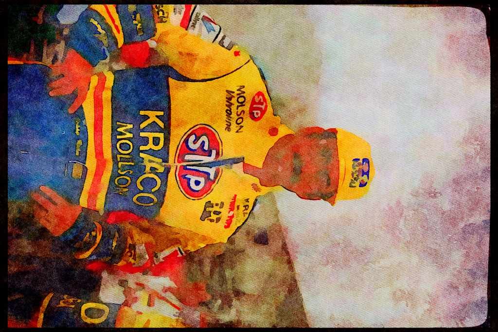 Retro 90s 80s Car Racing 325039 Bobby Rahal, Toronto Indy A4 Limited Edition Watercolour Print