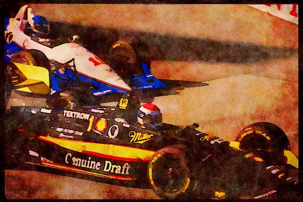 Retro 90s 80s Car Racing 325045 Bobby Rahal, Toronto Indy A4 Limited Edition Watercolour Print