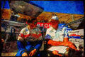 Retro 90s 80s Car Racing 325050 Scott Brayton And Engineer, Toronto Indy A4 Limited Edition Watercolour Print