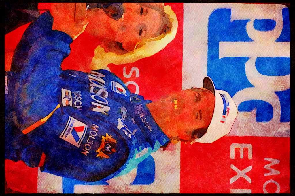 Retro 90s 80s Car Racing 325064 Danny Sullivan, Toronto Indy A4 Limited Edition Watercolour Print