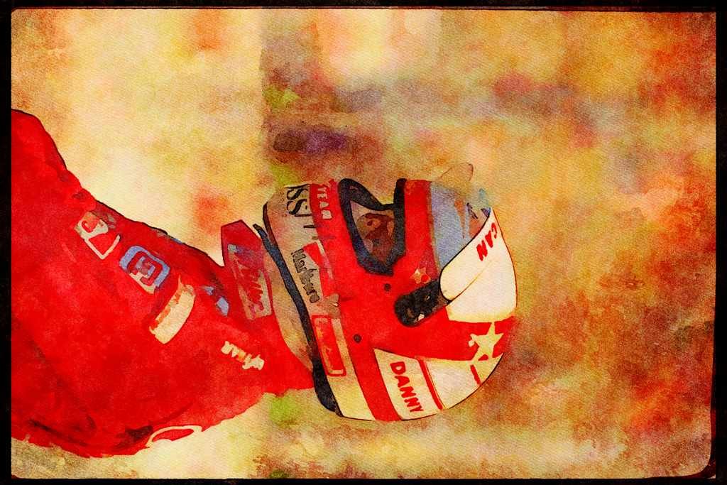 Retro 90s 80s Car Racing 325066 Danny Sullivan, Toronto Indy A4 Limited Edition Watercolour Print