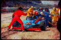 Retro 90s 80s Car Racing 325086 Gordon Johncock, 1983 Indy A4 Limited Edition Watercolour Print