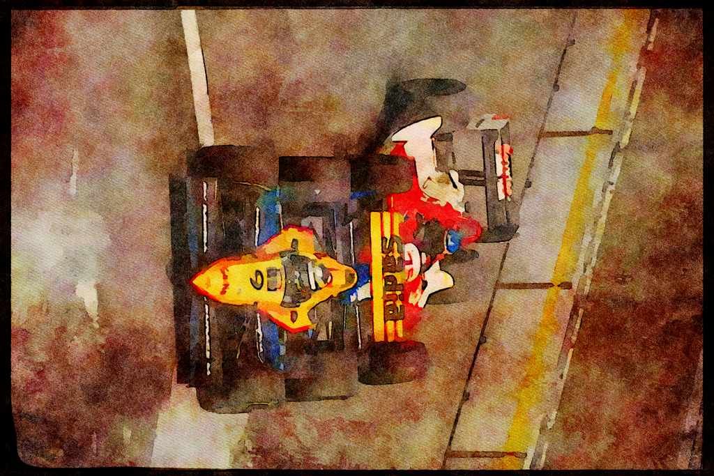 Retro 90s 80s Car Racing 325096 Bayshore Drive, Toronto Indy A4 Limited Edition Watercolour Print