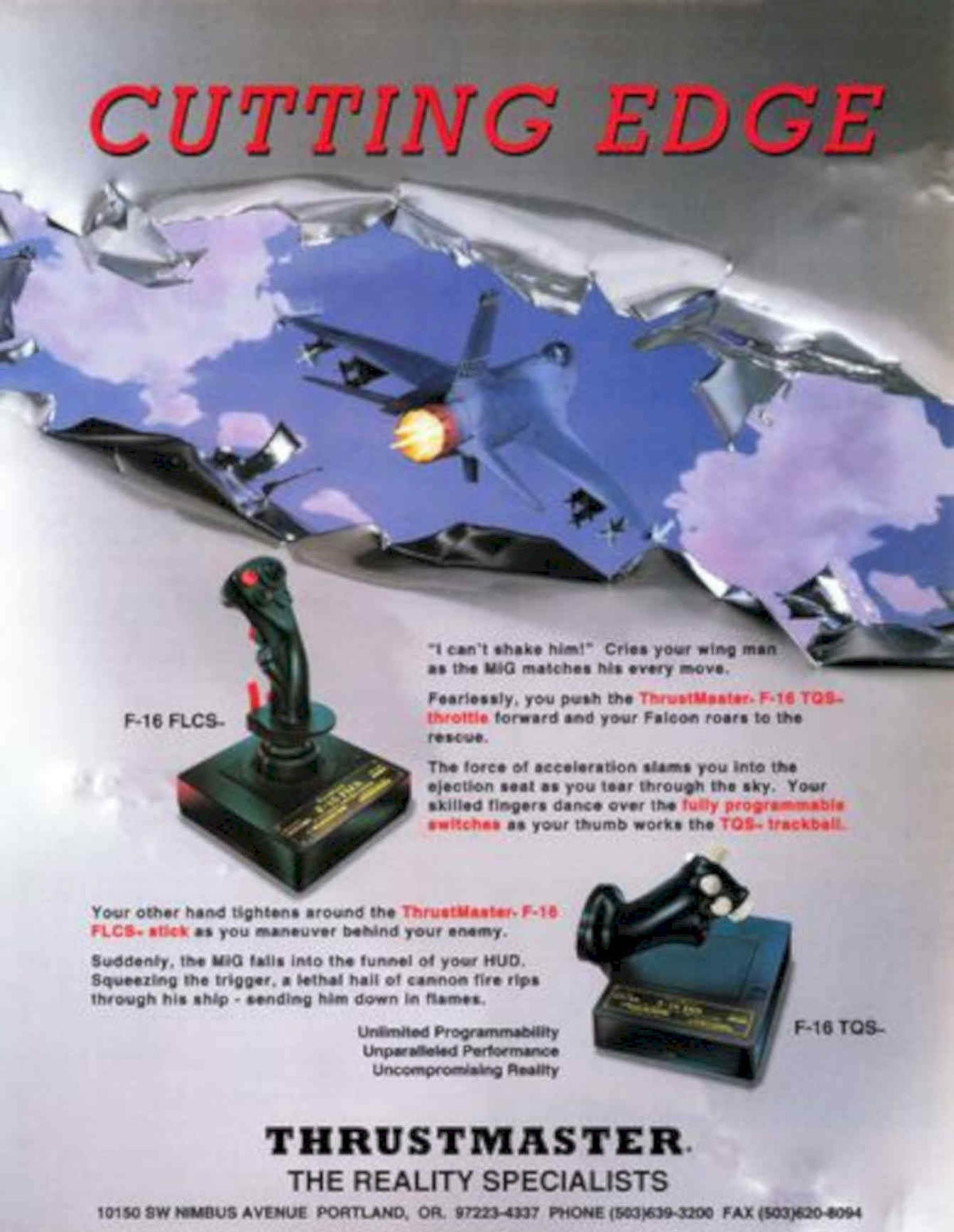 Retro Gaming F16 Vintage Retro Advert Poster A4 Photo Print