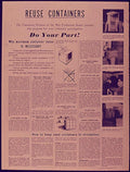 Reuse Containers War Vintage Retro Advert Poster A4 Photo Print