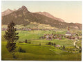Reutte general view Tyrol Vintage A4 Photo Print