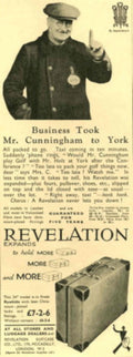 Revelation Suitcases York 1930s Vintage Retro Advert Poster