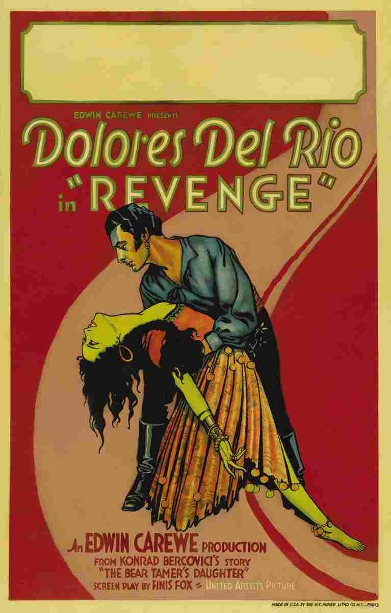 Revenge 1928 01  film star poster A4 Photo Print