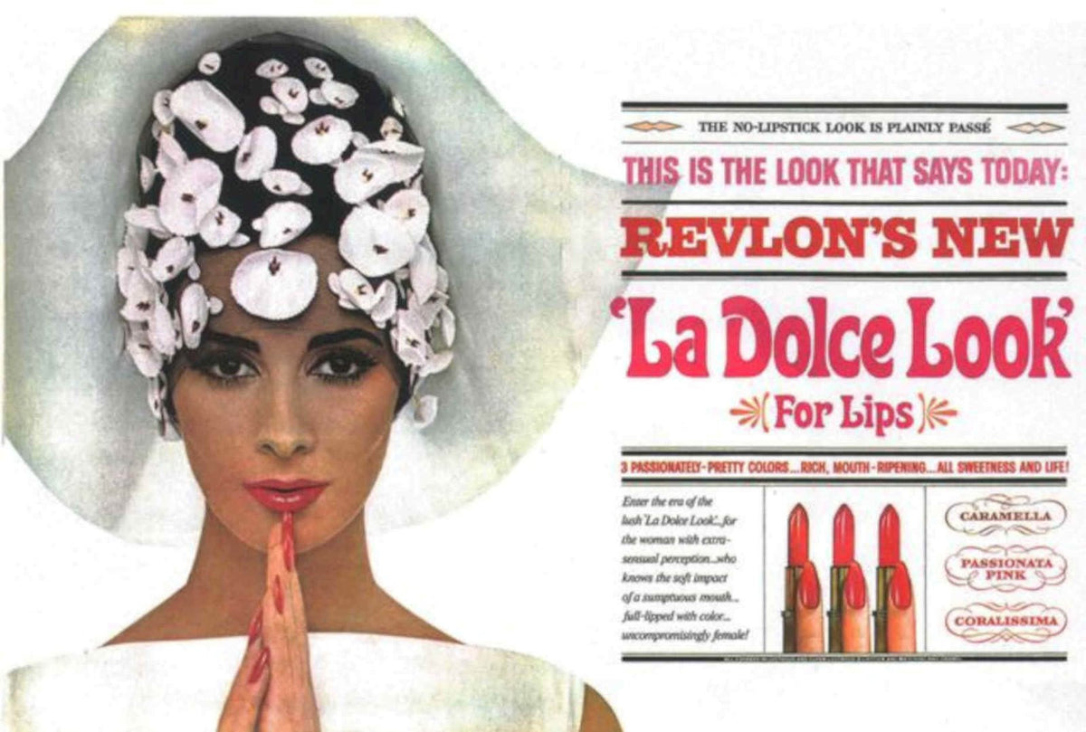 Revlon La Dolce Vintage Retro Advert Poster A4 Photo Print