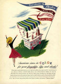 Revlon Lipstick Cart 1940s Vintage Retro Advert Poster