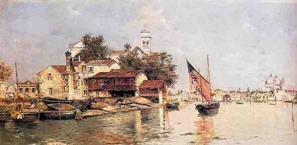 Reyna Antonio A View Of Venice A4 Photo Print