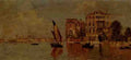 Reyna Antonio Maria De Venetian Canal A4 Photo Print