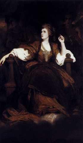 Reynolds JoshuPortrait Of Mrs Siddons As The Tragic Muse A4 Photo Print