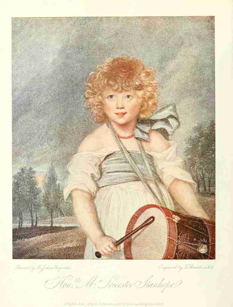 Reynolds Joshua 17 1907 Hon Leicester Stanhope A4 Photo Print