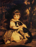 Reynolds Joshua Reynolds 1913 Miss Bowles & her Dog A4 Photo Print