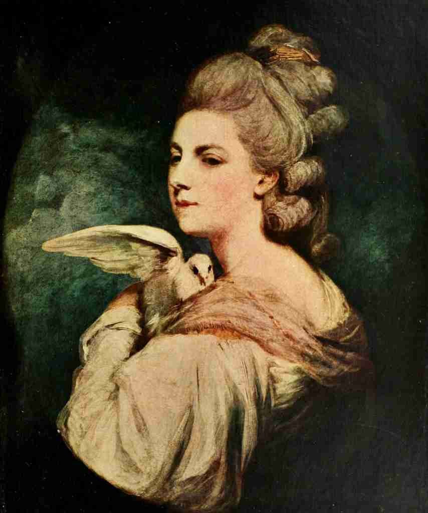 Reynolds Joshua Reynolds 1913 Mrs Nesbit with a Dove A4 Photo Print