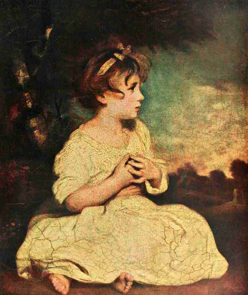 Reynolds Joshua Reynolds 1913 The Age of Innocence A4 Photo Print