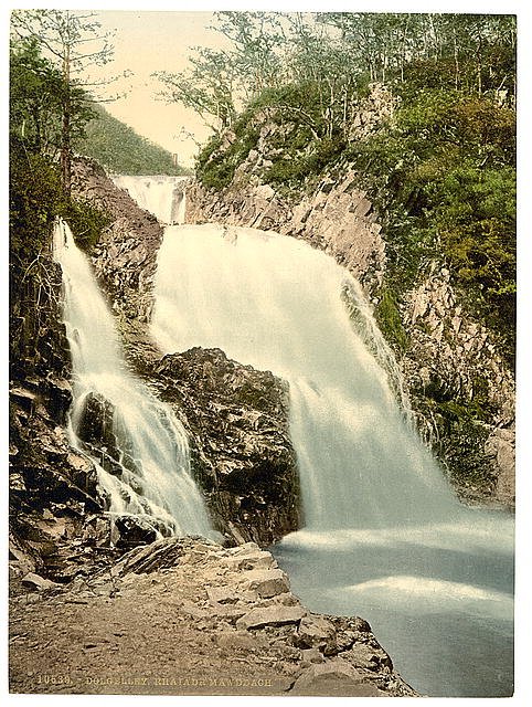Rhaiadr Mawddach Dolgelly Vintage A4 Photo Print