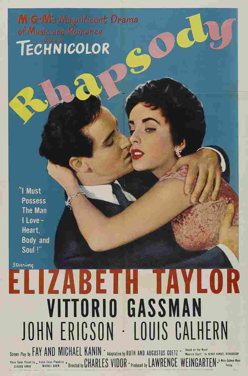 Rhapsody 01  film star poster A4 Photo Print
